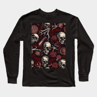 Skull And Roses Long Sleeve T-Shirt